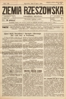 Ziemia Rzeszowska : czasopismo narodowe. 1926, nr 28