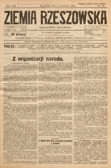 Ziemia Rzeszowska : czasopismo narodowe. 1926, nr 36