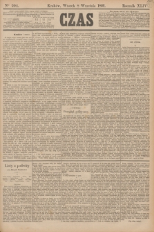 Czas. R.44, Ner 204 (8 września 1891)