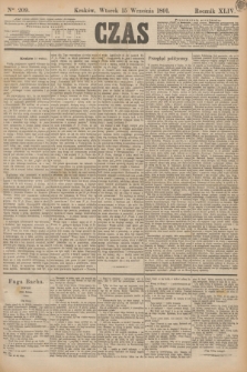 Czas. R.44, Ner 209 (15 września 1891)