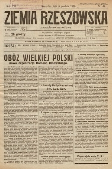 Ziemia Rzeszowska : czasopismo narodowe. 1926, nr 49