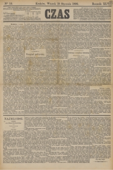 Czas. R.45, Ner 14 (19 stycznia 1892)