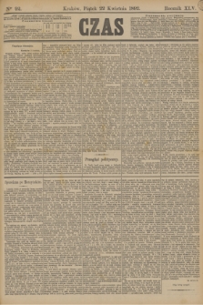 Czas. R.45, Ner 92 (22 kwietnia 1892)