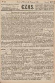 Czas. R.45, Ner 191 (21 sierpnia 1892)