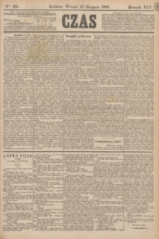 Czas. R.45, Ner 192 (23 sierpnia 1892)