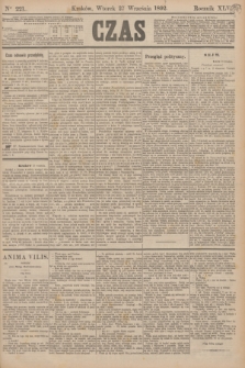 Czas. R.45, Ner 221 (27 września 1892)