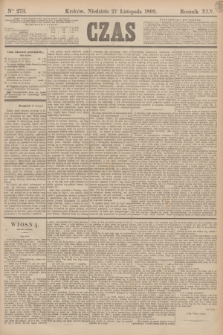 Czas. R.45, Ner 273 (27 listopada 1892)