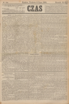 Czas. R.46, Ner 154 (9 lipca 1893)