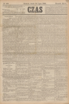 Czas. R.46, Ner 168 (26 lipca 1893)