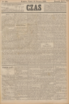 Czas. R.46, Ner 193 (25 sierpnia 1893)