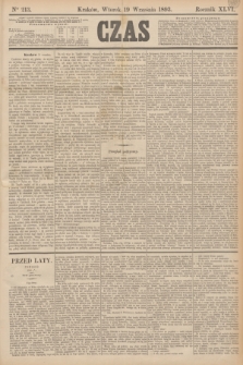 Czas. R.46, Ner 213 (19 września 1893)