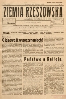 Ziemia Rzeszowska : czasopismo narodowe. 1934, nr 6