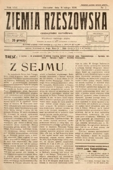 Ziemia Rzeszowska : czasopismo narodowe. 1934, nr 7