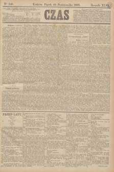 Czas. R.46, Ner 240 (20 października 1893)
