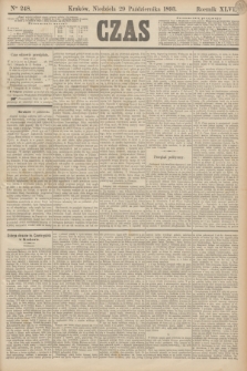 Czas. R.46, Ner 248 (29 października 1893)