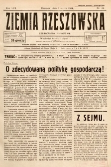 Ziemia Rzeszowska : czasopismo narodowe. 1934, nr 10