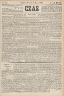 Czas. R.47, Ner 153 (10 lipca 1894)