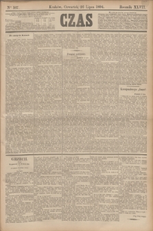 Czas. R.47, Ner 167 (26 lipca 1894)