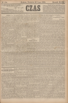 Czas. R.47, Ner 170 (29 lipca 1894)