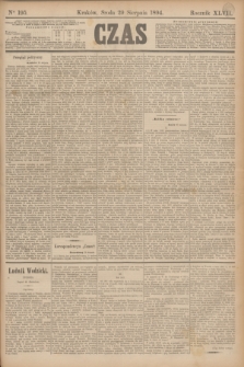 Czas. R.47, Ner 195 (29 sierpnia 1894)