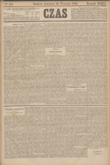 Czas. R.47, Ner 213 (20 września 1894)
