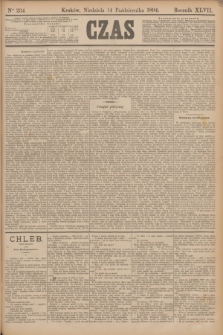 Czas. R.47, Ner 234 (14 października 1894)