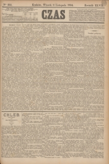 Czas. R.47, Ner 252 (6 listopada 1894)