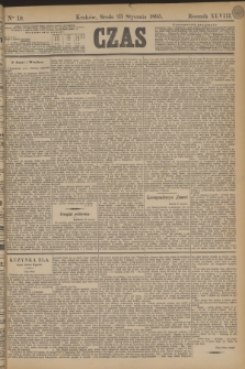 Czas. R.48, Ner 19 (23 stycznia 1895)