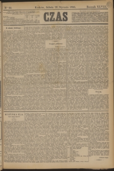 Czas. R.48, Ner 22 (26 stycznia 1895)
