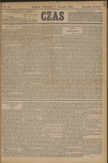 Czas. R.48, Ner 23 (27 stycznia 1895)