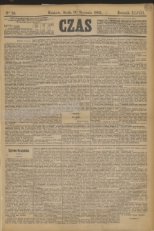 Czas. R.48, Ner 25 (30 stycznia 1895)