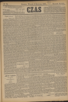 Czas. R.48, Ner 76 (2 kwietnia 1895)