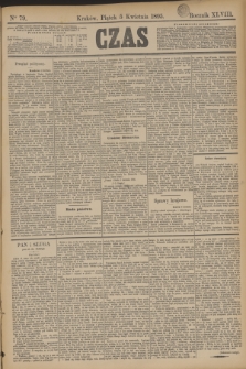 Czas. R.48, Ner 79 (5 kwietnia 1895)