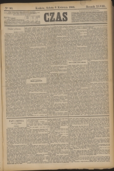 Czas. R.48, Ner 80 (6 kwietnia 1895)