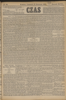 Czas. R.48, Ner 89 (18 kwietnia 1895)