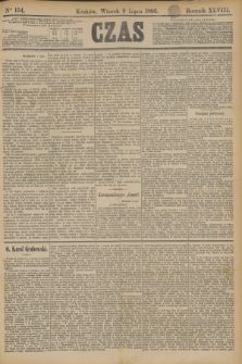 Czas. R.48, Ner 154 (9 lipca 1895)