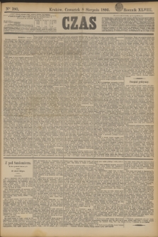 Czas. R.48, Ner 180 (8 sierpnia 1895)