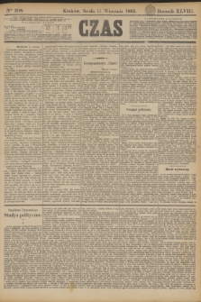 Czas. R.48, Ner 208 (11 września 1895)