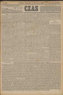 Czas. R.48, Ner 212 (15 września 1895)
