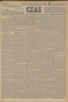 Czas. R.48, Ner 220 (25 września 1895)
