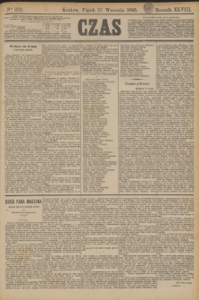 Czas. R.48, Ner 222 (27 września 1895)