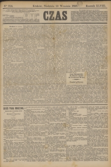 Czas. R.48, Ner 224 (29 września 1895)