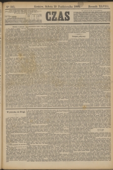Czas. R.48, Ner 241 (19 października 1895)