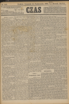 Czas. R.48, Ner 245 (24 października 1895)