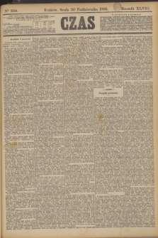 Czas. R.48, Ner 250 (30 października 1895)