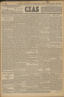 Czas. R.48, Ner 251 (31 października 1895)