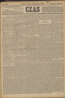 Czas. R.48, Ner 255 (6 listopada 1895)