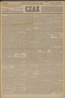Czas. R.48, Ner 279 (4 grudnia 1895)