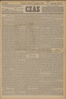 Czas. R.48, Ner 282 (7 grudnia 1895)