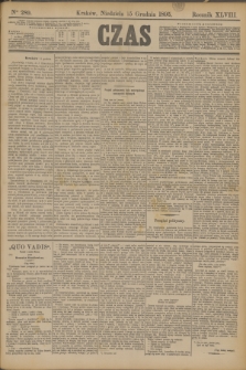 Czas. R.48, Ner 289 (15 grudnia 1895)